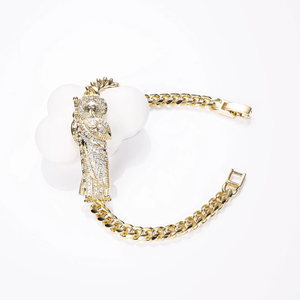 Pulsera San Judas – Oro Laminado 14K
