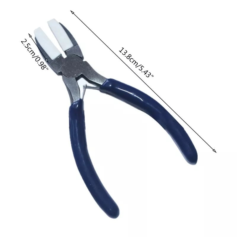 Alicate Punta Plana Nylon Bisucrea