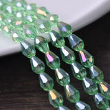 Cristal Gota Tornasol 12x8mm