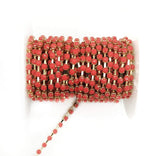 Cadenas de Strass Colores Acrilico 3mm Bisucrea