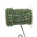Cadenas de Strass Colores Acrilico 3mm Bisucrea