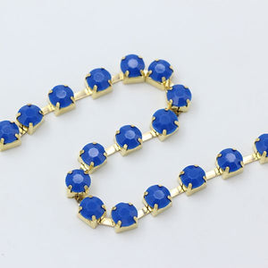 Cadenas de Strass Colores Acrilico 3mm Bisucrea