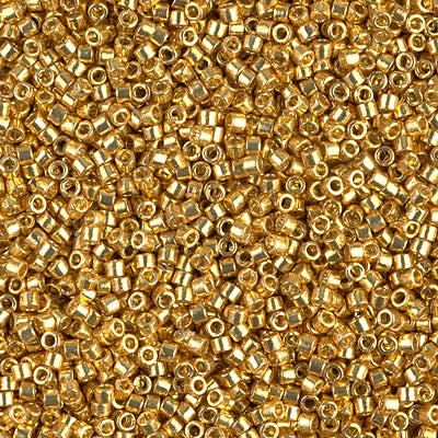Mostacilla Miyuki Delica 11/0 DB1832 – Dorado Galvanizado Duracoat