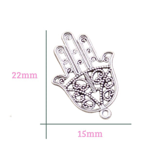 Dije Mano Fatima 22x15mm Bisucrea