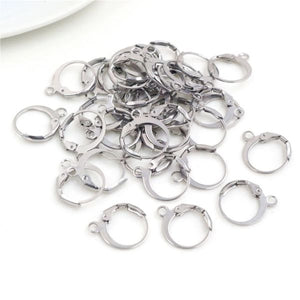 Ganchos con Clip Redondos Acero Inoxidable 15mm Bisucrea