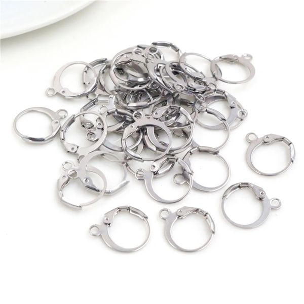 Ganchos con Clip Redondos Acero Inoxidable 15mm Bisucrea