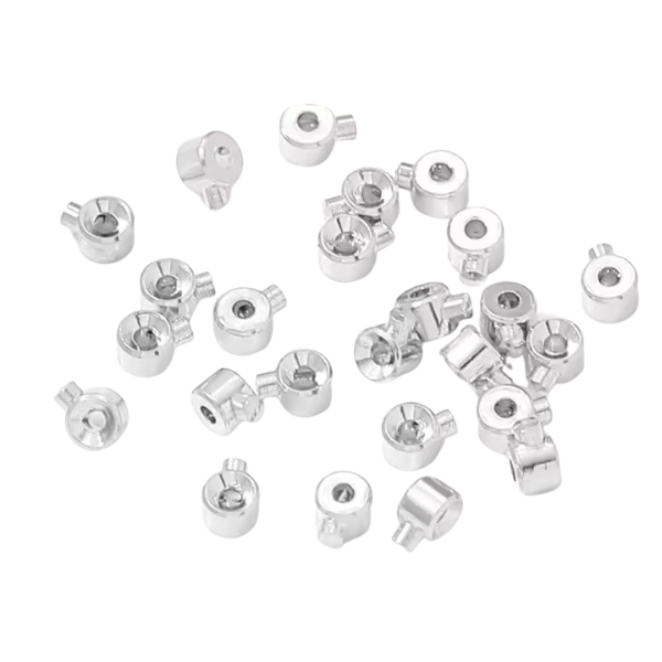 Cierre Ajustable Deslizante para Pulseras – Baño de Oro y Plata