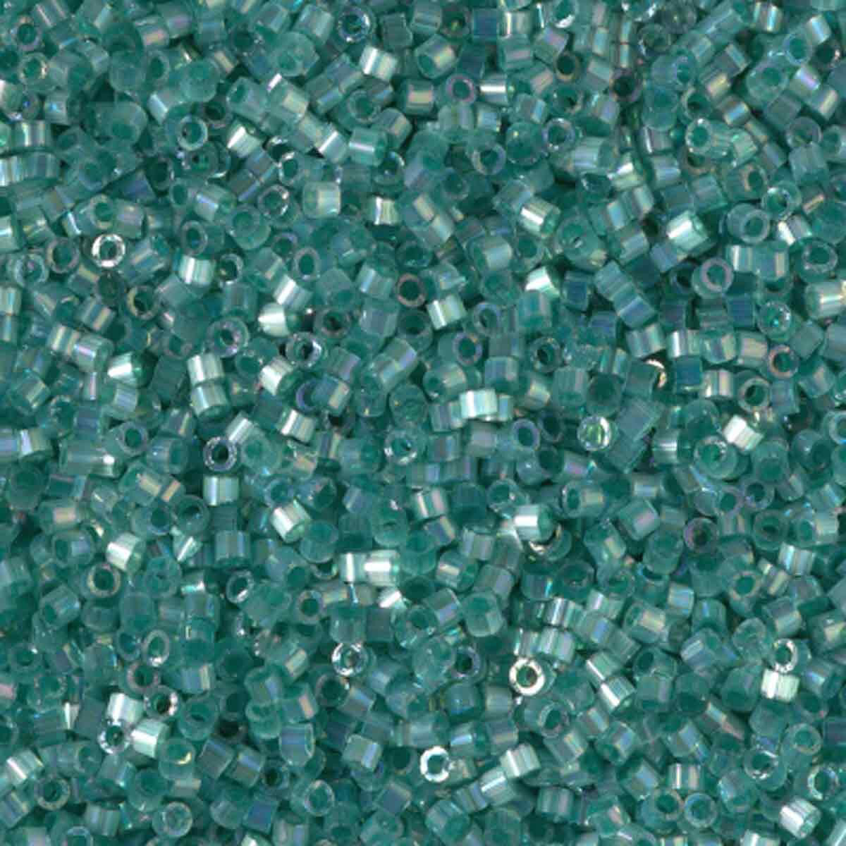 Mostacilla Miyuki Delica 11/0 DB1870 – Verde Turquesa Silk