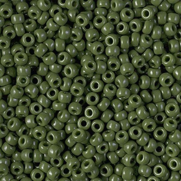 Miyuki Rocalla 11/0 R501 Verde Militar Opaco Bisucrea