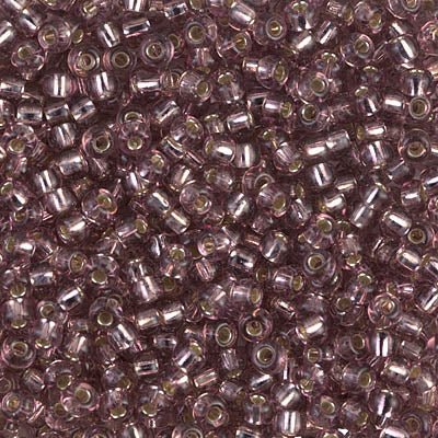 Miyuki Rocalla 8/0 R12 Palo Rosa Silverline Bisucrea