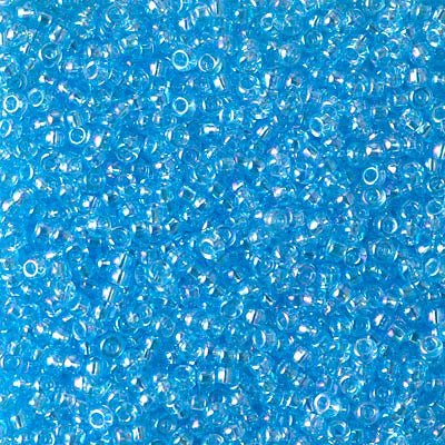 Miyuki Rocalla 8/0 R260 Celeste Tornasol Bisucrea