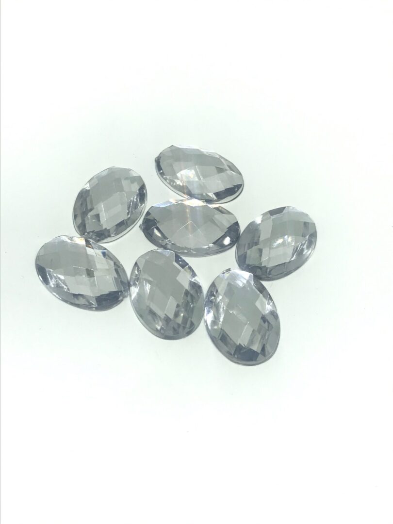 Piedra Strass Ovalada 13x18mm Bisucrea
