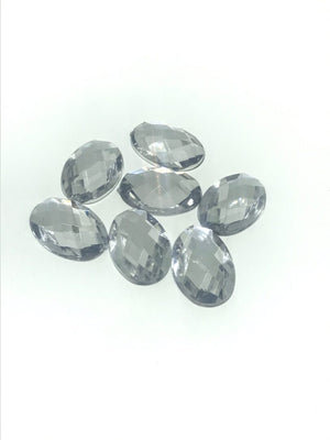 Piedra Strass Ovalada 13x18mm Bisucrea