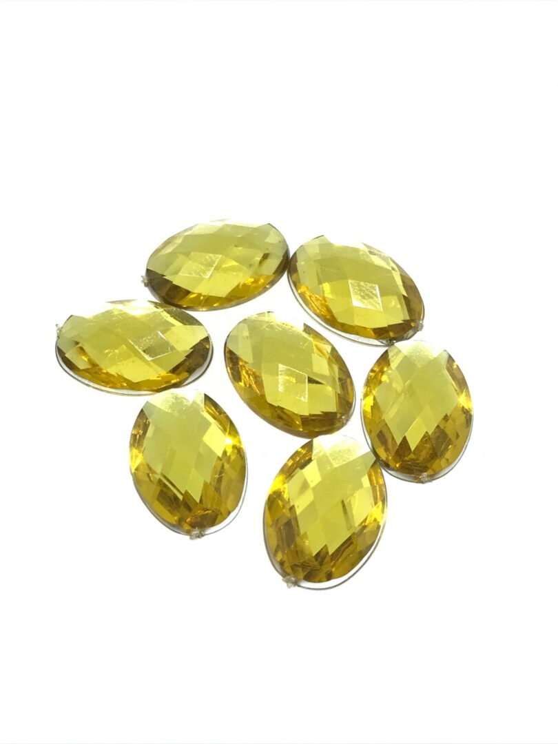 Piedra Strass Ovalada 13x18mm Bisucrea