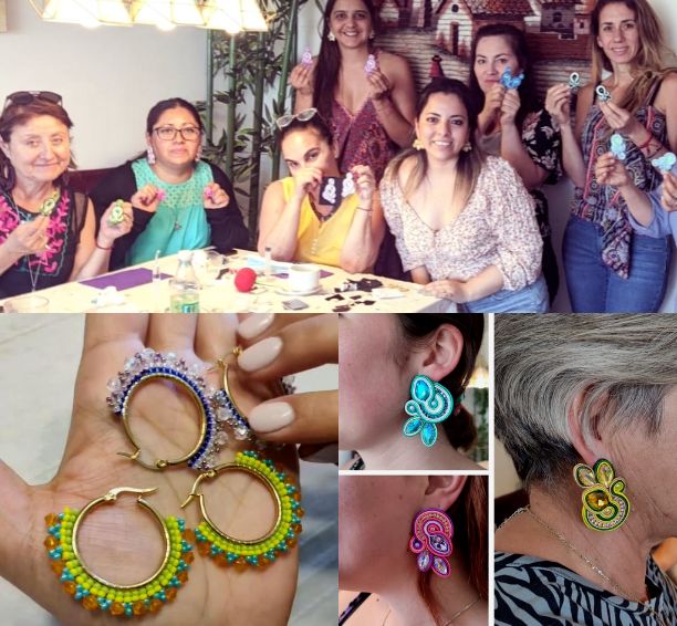 Taller Soutache y Miyuki Bisucrea