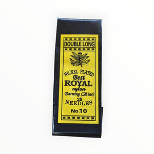 Agujas Royal N°10 Double Long– Precisión y suavidad para tus tejidos