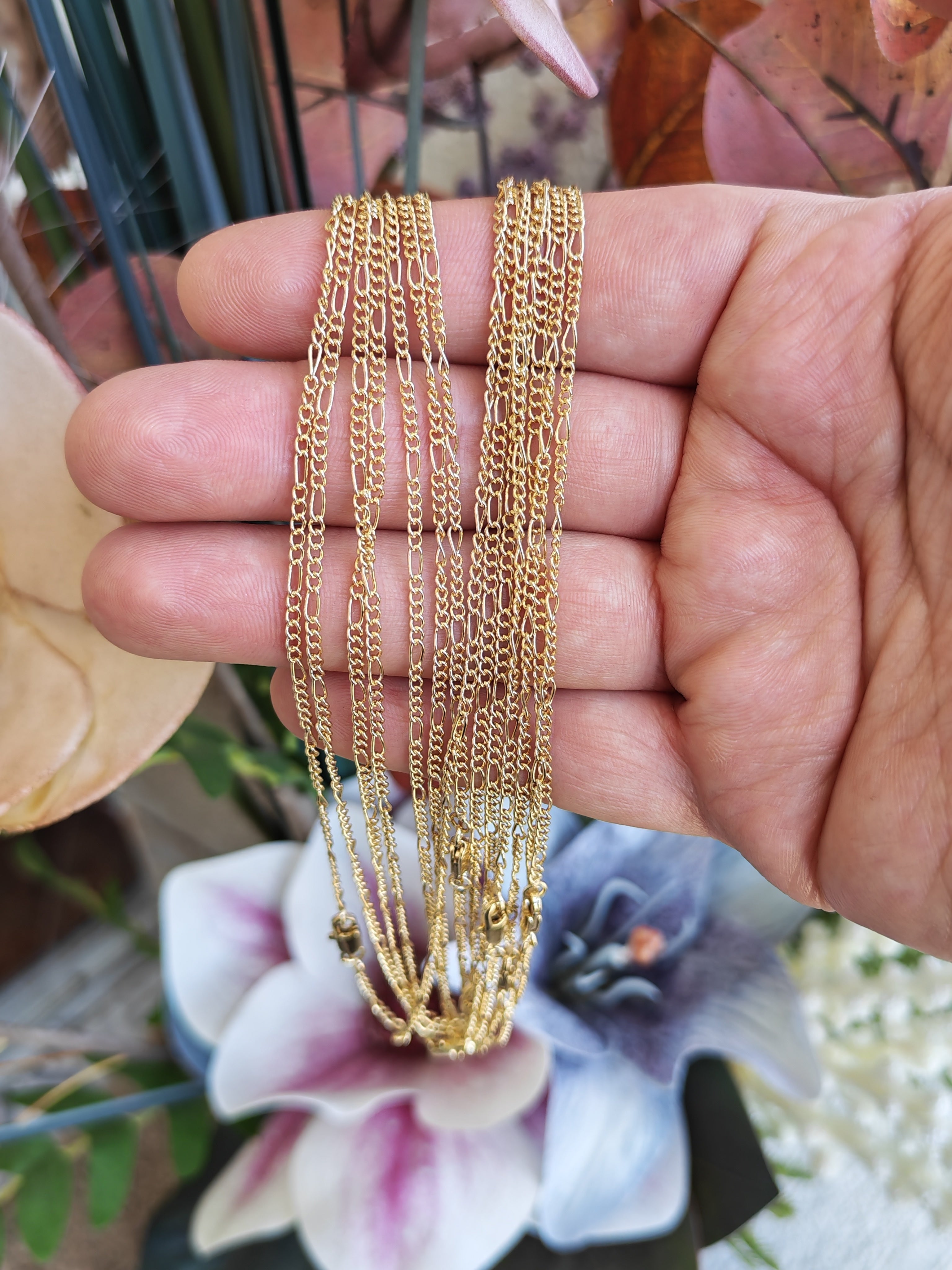 Cadena Cartier Ovalada 45 cm – Oro Laminado 14K - 45cm