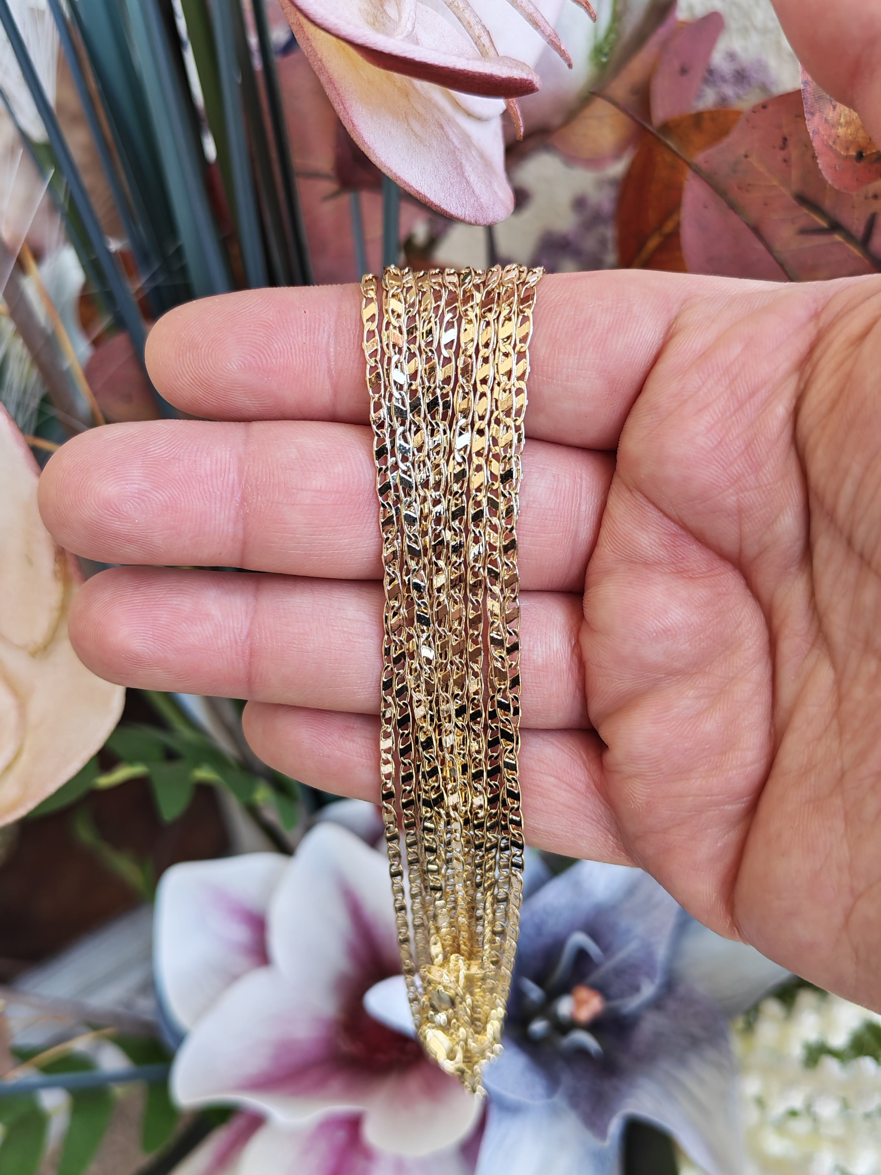 Cadena Gucci 45 cm – Oro Laminado 14K - 45cm