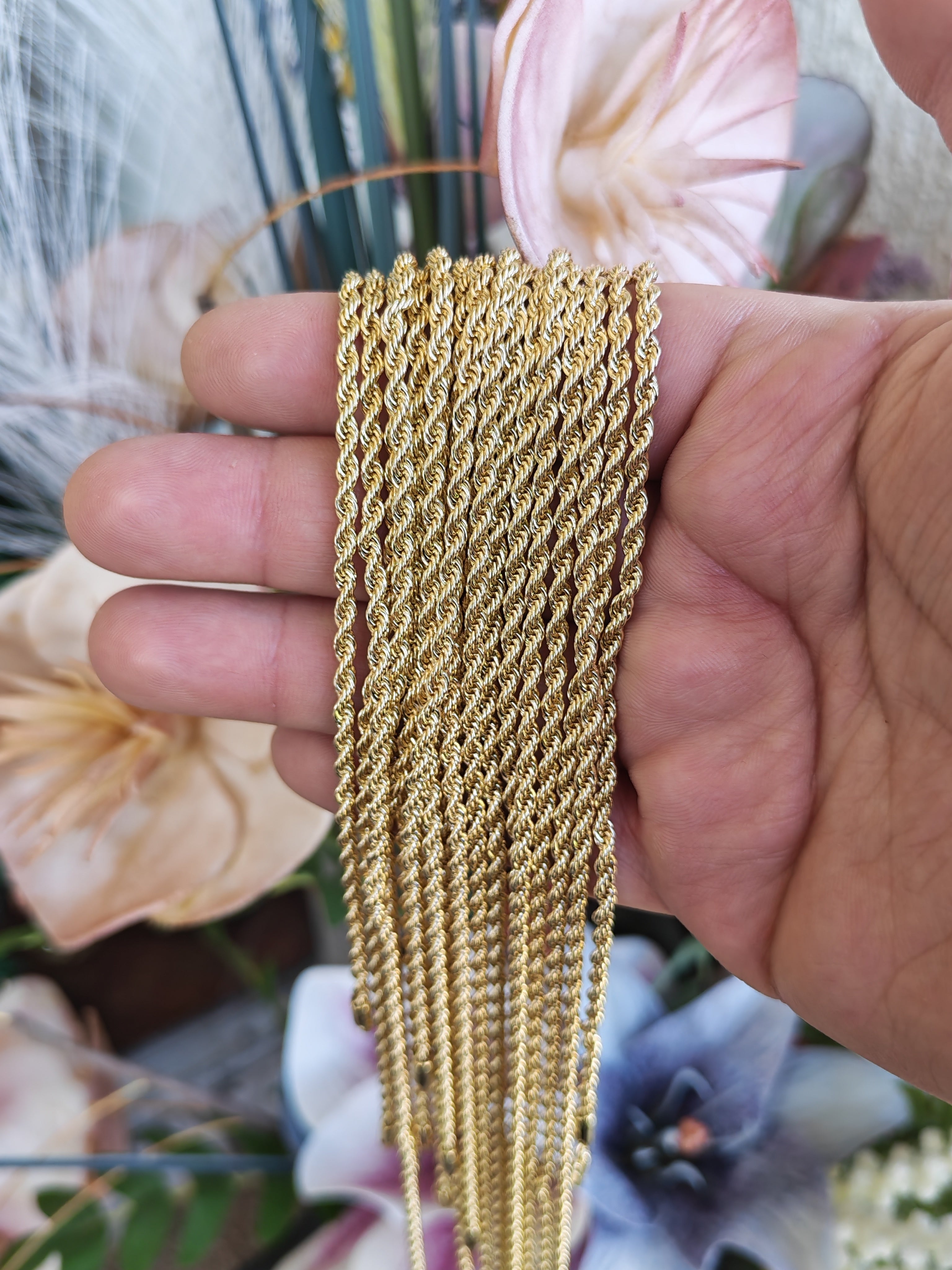 Cadena Tourbillon – Oro Laminado 14K