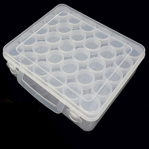Caja Organizadora Plastica con 30 Contenedores – Ideal para Mostacillas