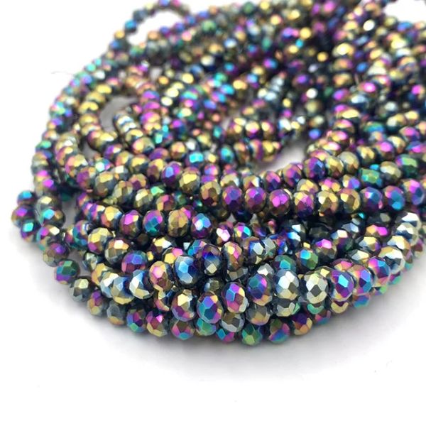 Cristal Chato 6mm Metalizados - Multicolor