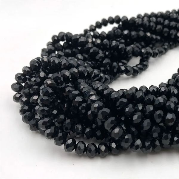 Cristal Chato 8mm Opacos - Negro