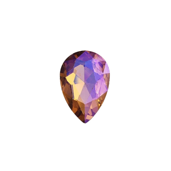 Cristales Gota Tornasol 20×30 mm - Naranjo