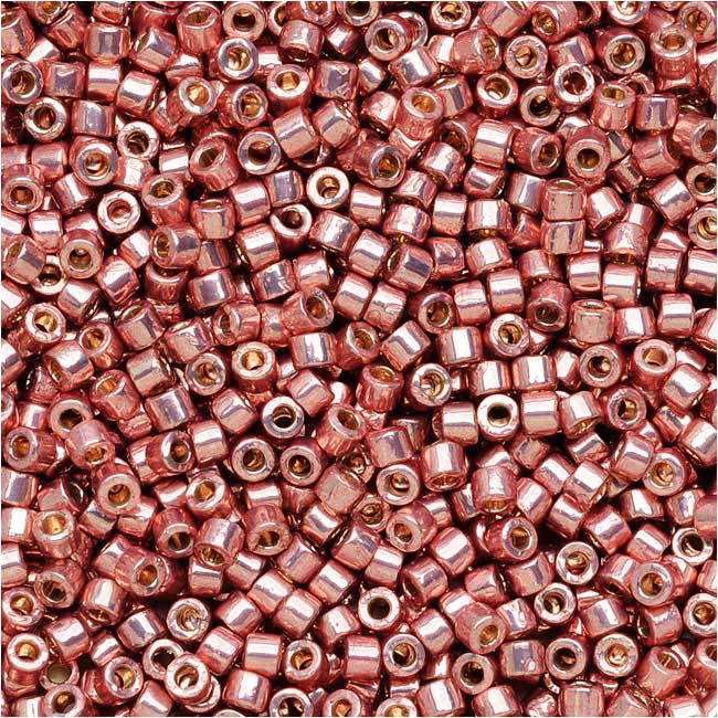 Mostacilla Miyuki Delica 11/0 DB1839 – Coral Galvanizado Duracoat