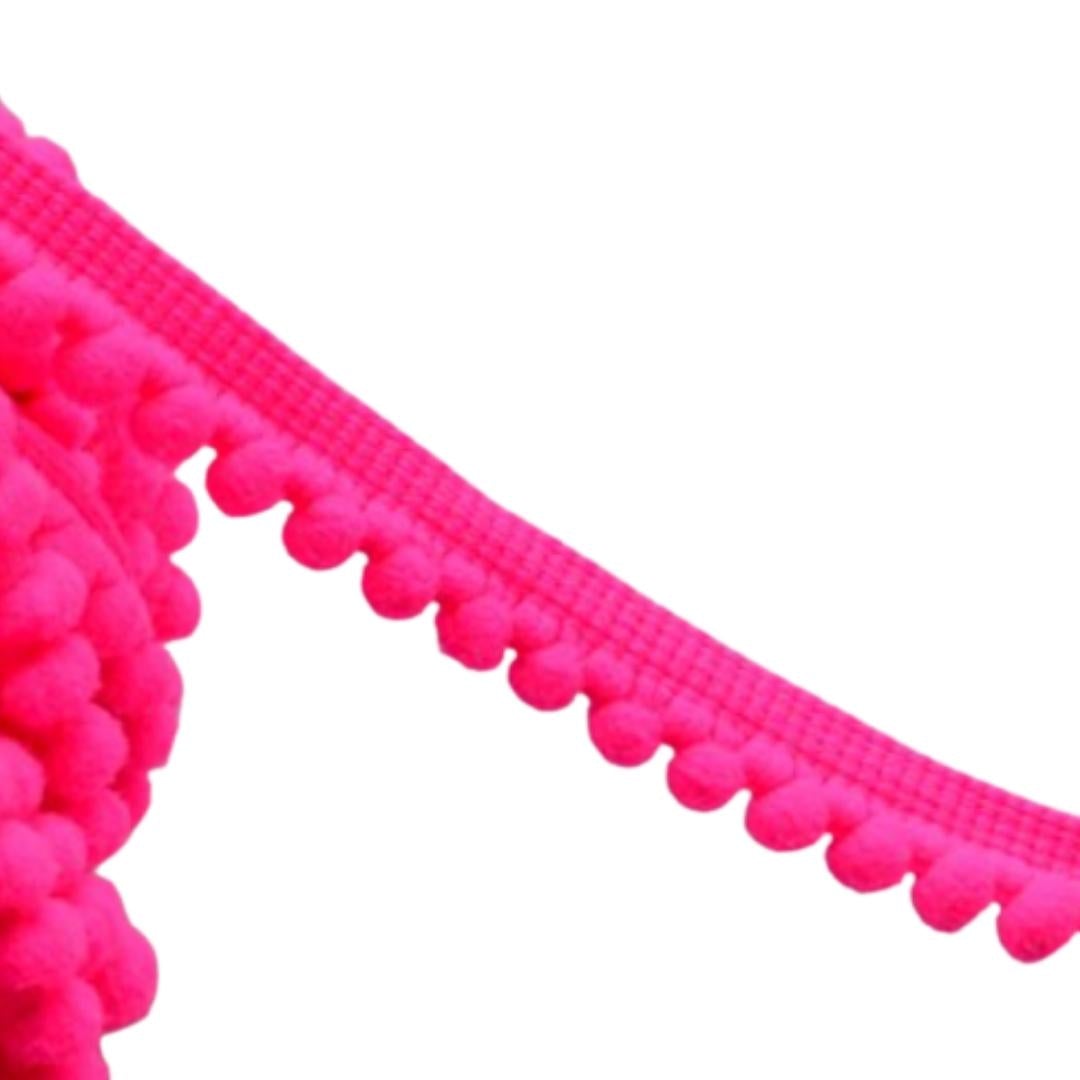 Mini Pompones - Fucsia
