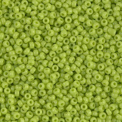 Miyuki Rocalla 11/0 R416 Verde Opaco Claro Bisucrea