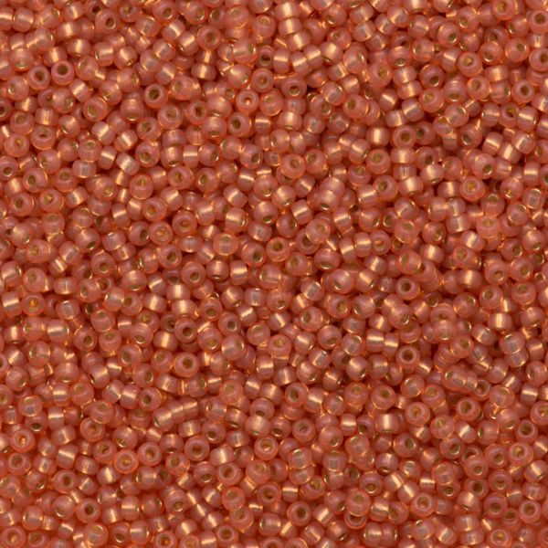Miyuki Rocalla 11/0 R553 Naranja Silverlined