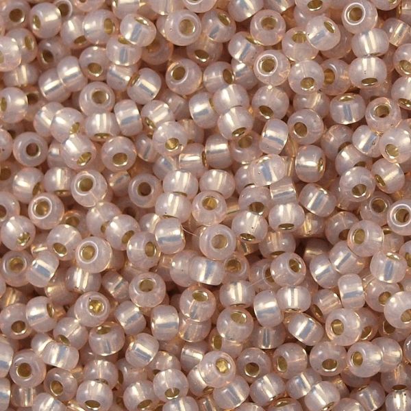 Miyuki Rocalla 11/0 R579 Palo Rosa Silverlined