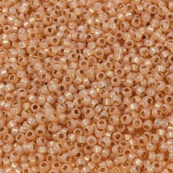 Miyuki Rocalla 11/0 R580 Mandarina Silverlined