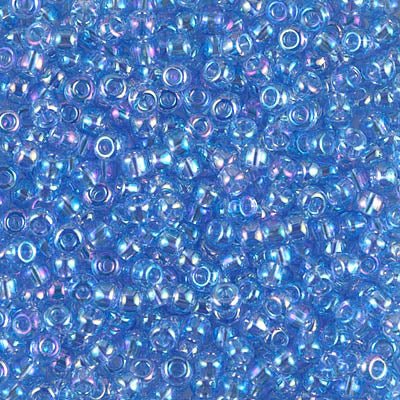 Miyuki Rocalla 8/0 R299 Azul Tornasol Claro Bisucrea