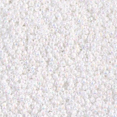 Miyuki Rocalla 8/0 R471 Blanco Tornasol Bisucrea