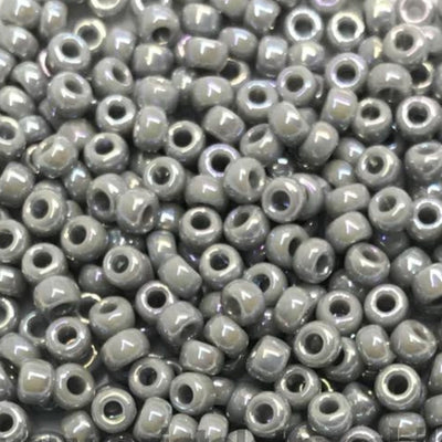 Miyuki Rocalla 8/0 RR489 Gris Opaco Tornasol
