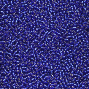 Mostacilla 2mm Translucida - 25gr / Azul
