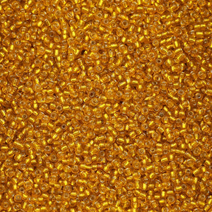 Mostacilla 2mm Translucida - 25gr / Naranjo