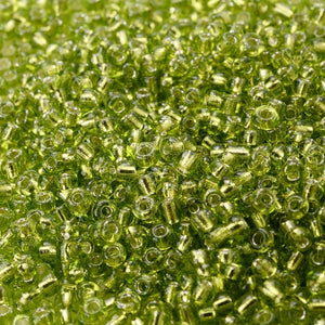 Mostacilla 2mm Translucida - 25gr / Verde Claro