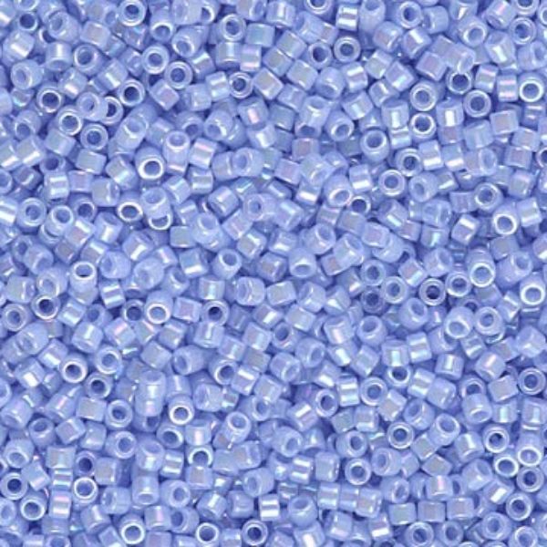 Mostacilla Miyuki Delica 11/0 DB1577 – Azul Ágata Opaco Tornasol - 3gr