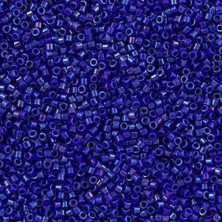 Mostacilla Miyuki Delica 11/0 DB216 – Azul Opaco Tornasol