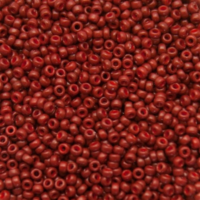 Mostacilla Miyuki Rocalla 15/0 RR4470 – Rojo Óxido