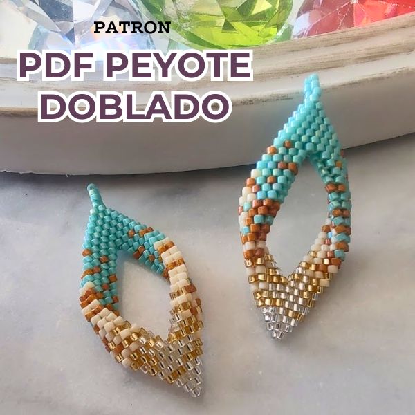 Patrón Digital Peyote Doblado en Degradé – Para Tejedoras Avanzadas