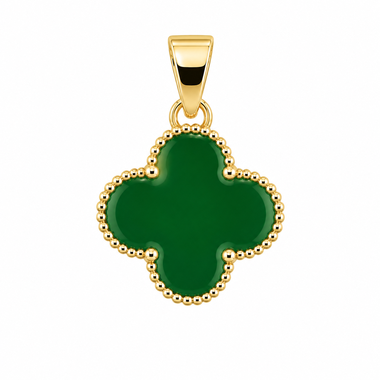 Dije Trebol– Oro Laminado 14K