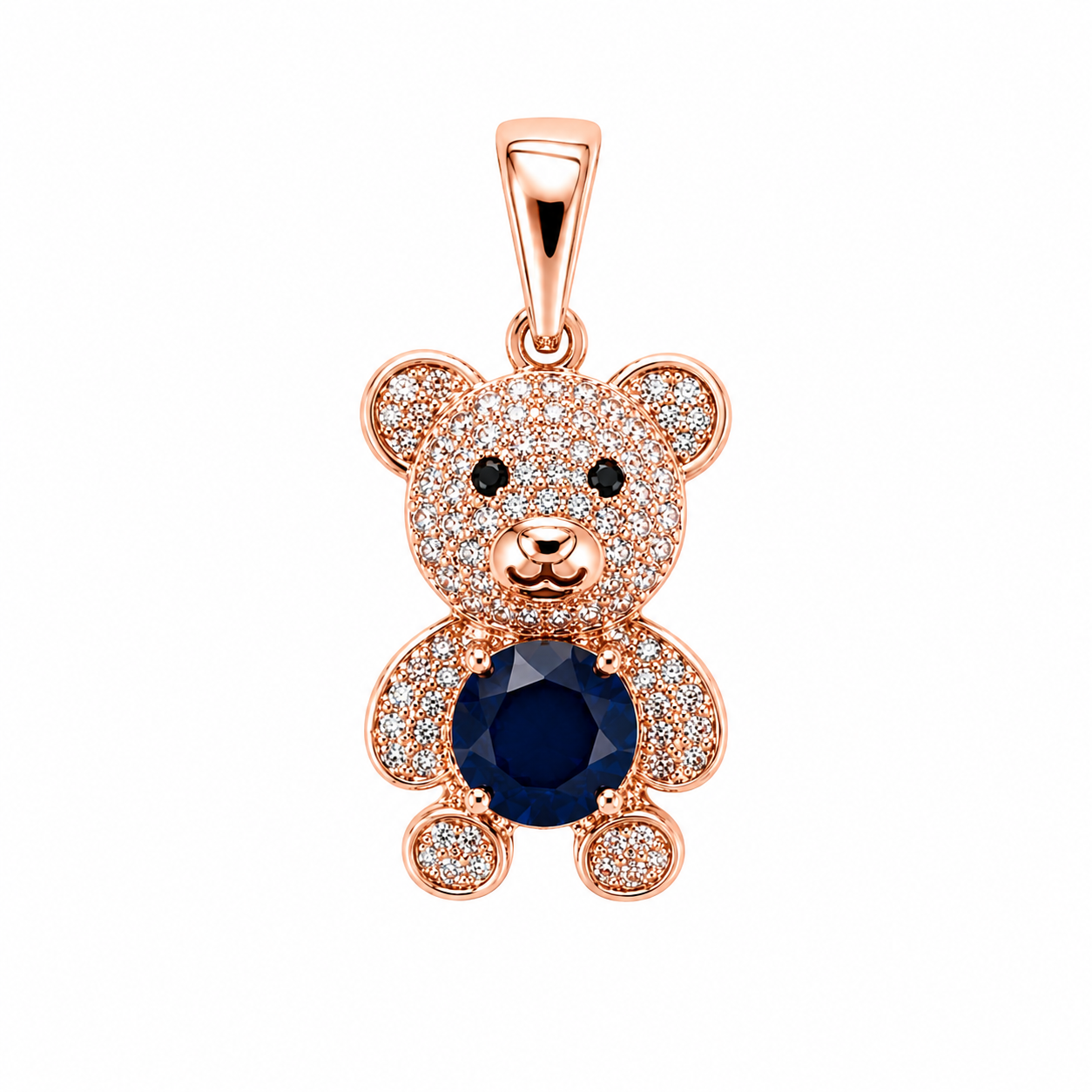 Colgante Teddy Royale – Enchapado en Oro de 18K