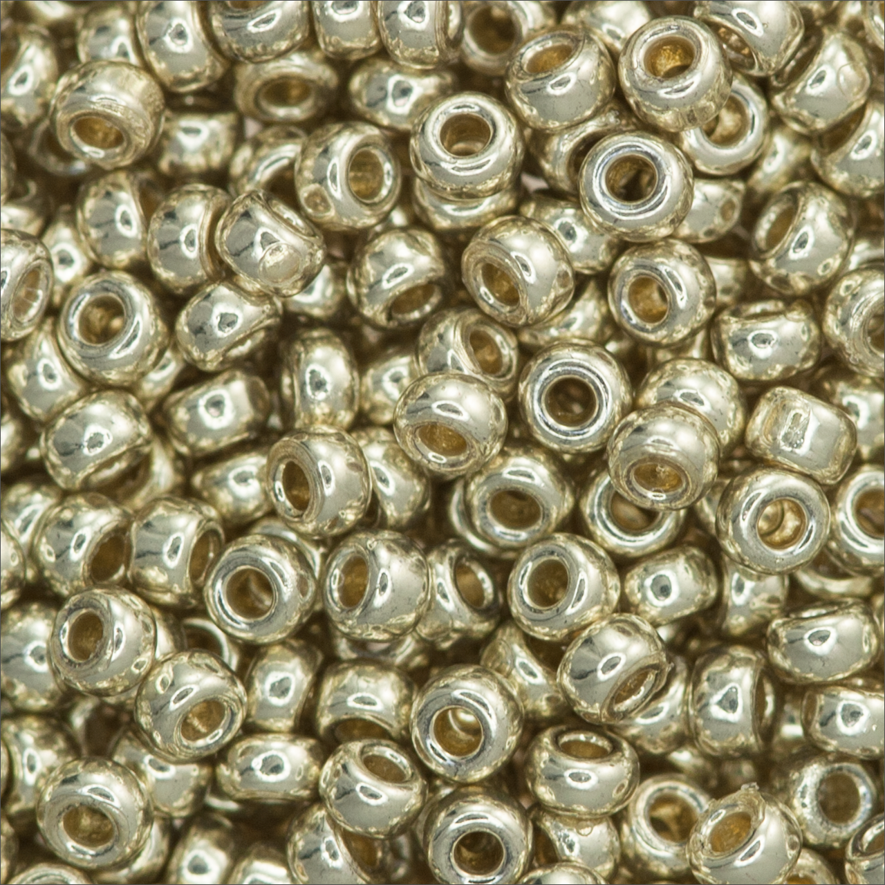 Mostacilla Miyuki Rocalla 11/0 RR4201 Plateado Galvanizado Duracoat