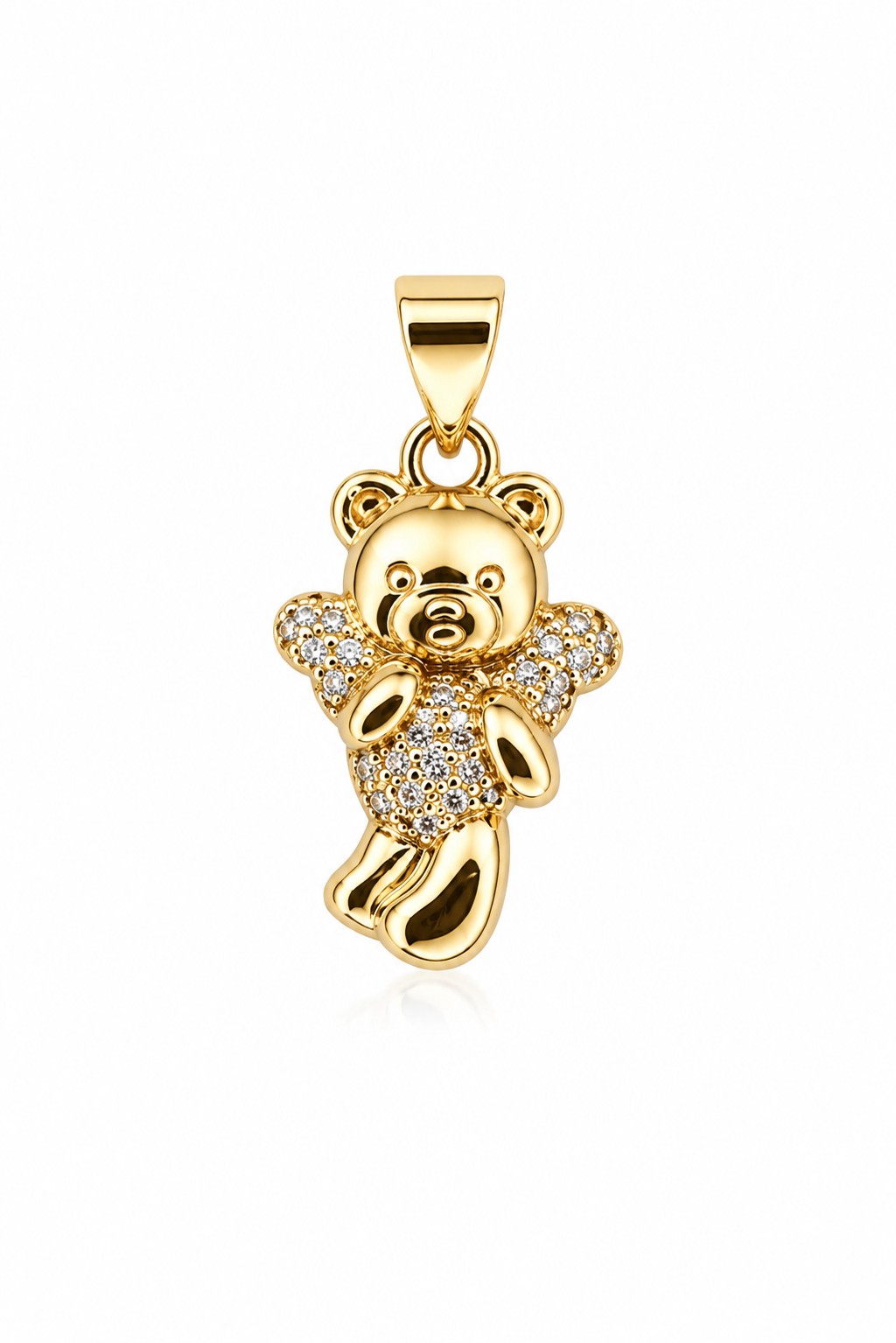 Colgante Teddy Glow – Enchapado en Oro de 14K