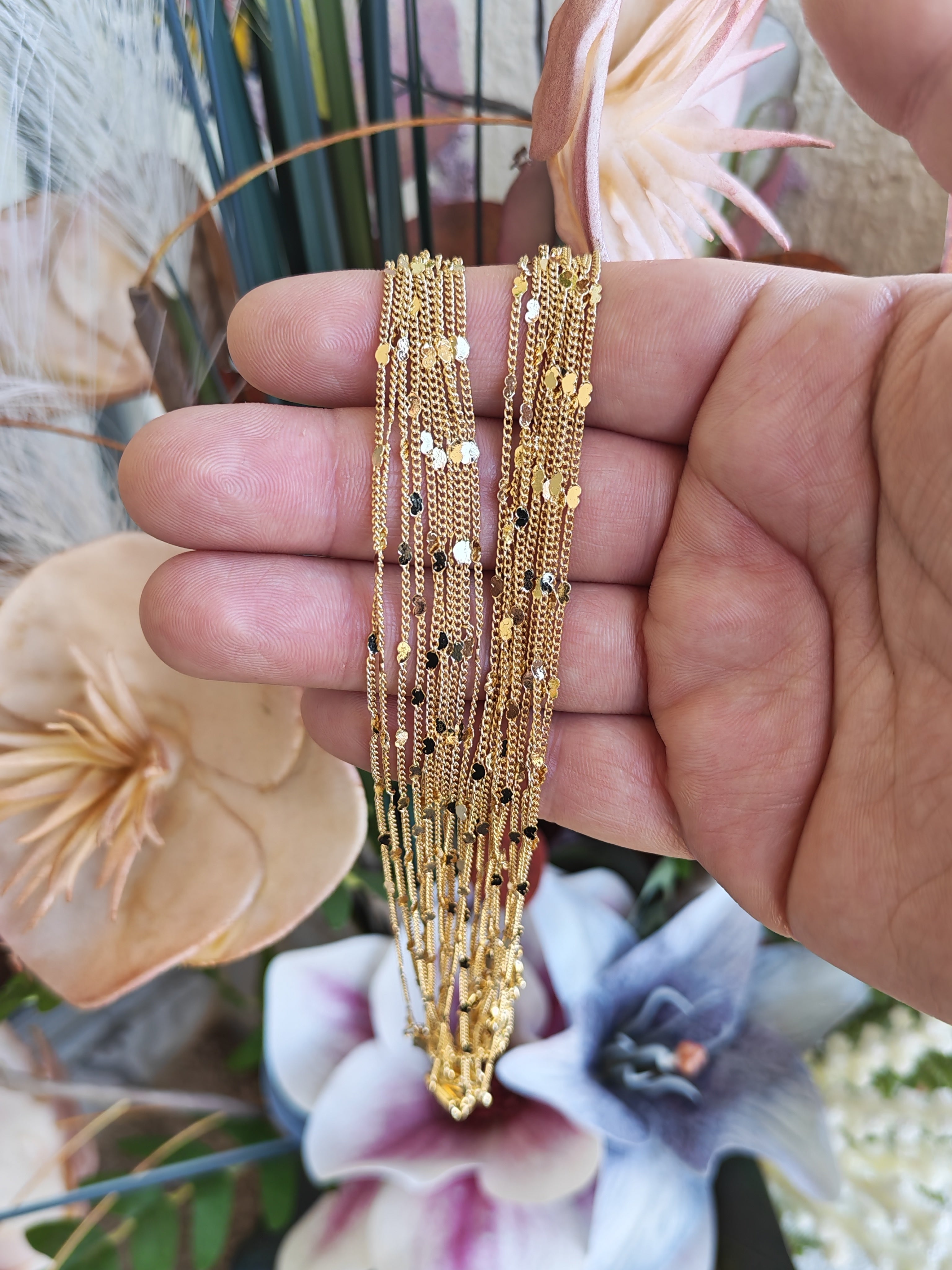 Cadena Corazón – Oro Laminado 14K