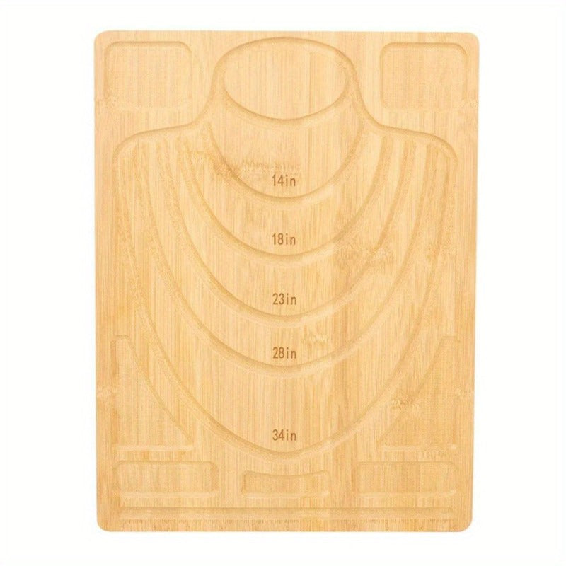 Tabla Medidora de Collares en Madera | Herramienta DIY