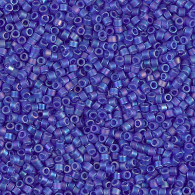 Mostacilla Miyuki Delica 11/0 DB864 – Azul Mate Tornasol